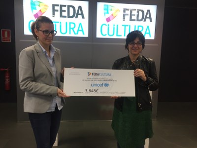 FEDACULTURA fa entrega dels 3.648 euros recaptats a la quarta col·laboració amb Unicef Andorra en la campanya #TancaUnicef