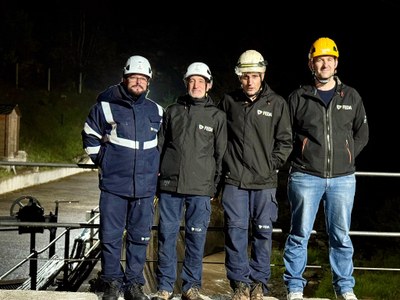 La central hidroelèctrica torna a produir electricitat