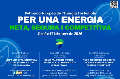 La Setmana Europea de l’Energia proposa activitats obertes per apropar la ciutadania a la transició energètica